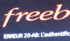 freebox erreur